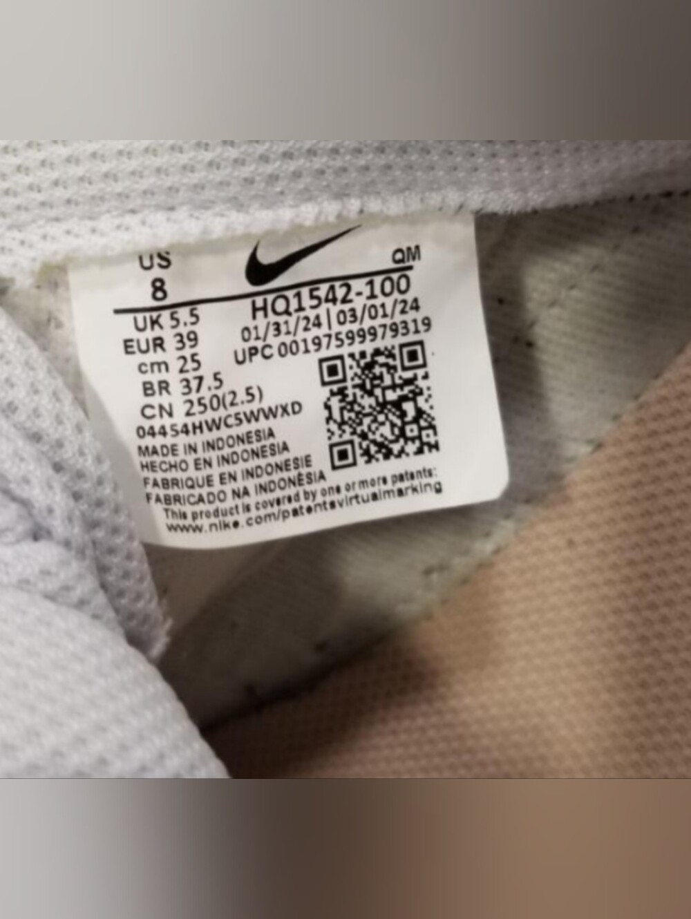 Nike Court Legacy Lift Platform Sneakers Size 8 MSRP $94.55 - Picture 10 of 10